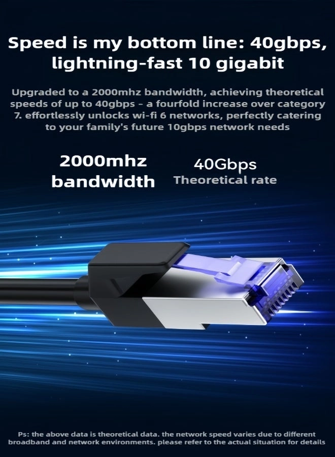 Cat8 Ethernet Cable - 1M