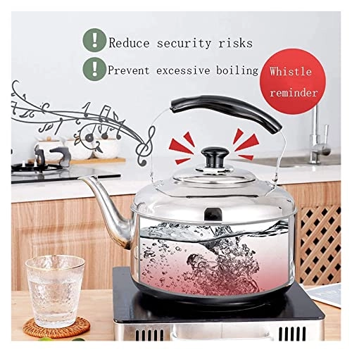 Stove Top Whistling Kettle - 4L 5L 6L 7L 8L