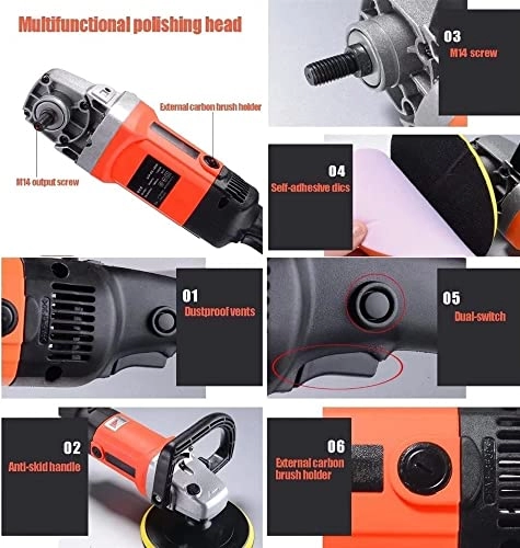 Car Polish Polisher Orbital and Buffers - 980W