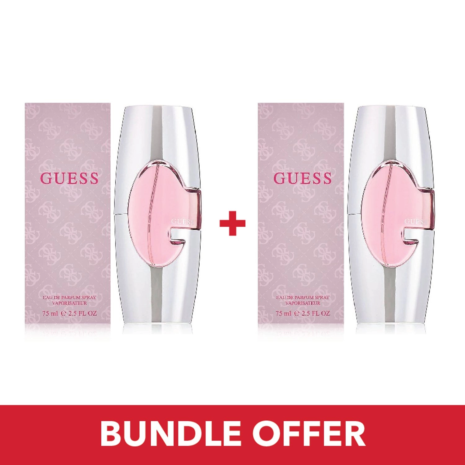 GUESS Pink - Eau de Parfum 75 ml Bundle