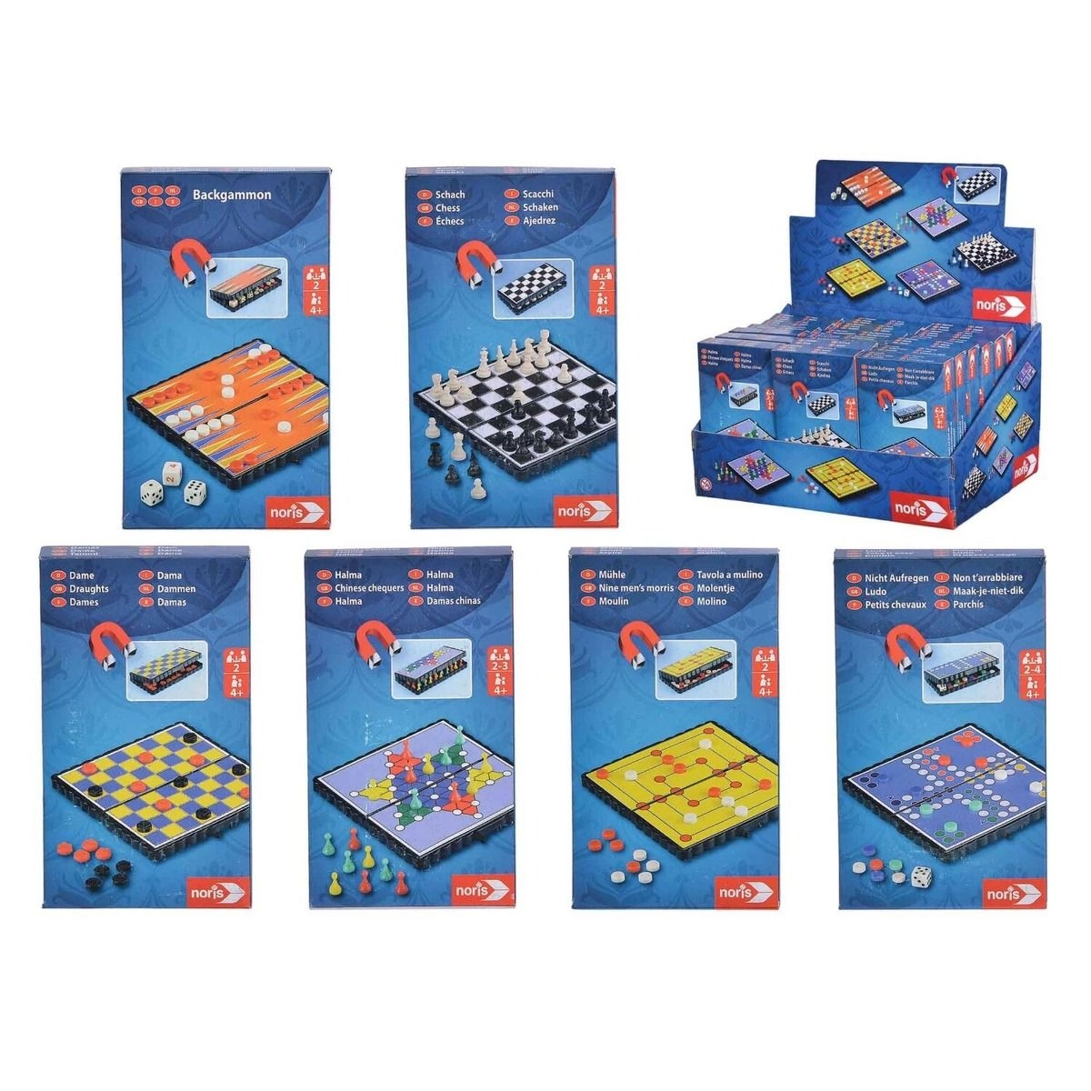 Noris Magnet-Travel Games - 3+ 1 pieces