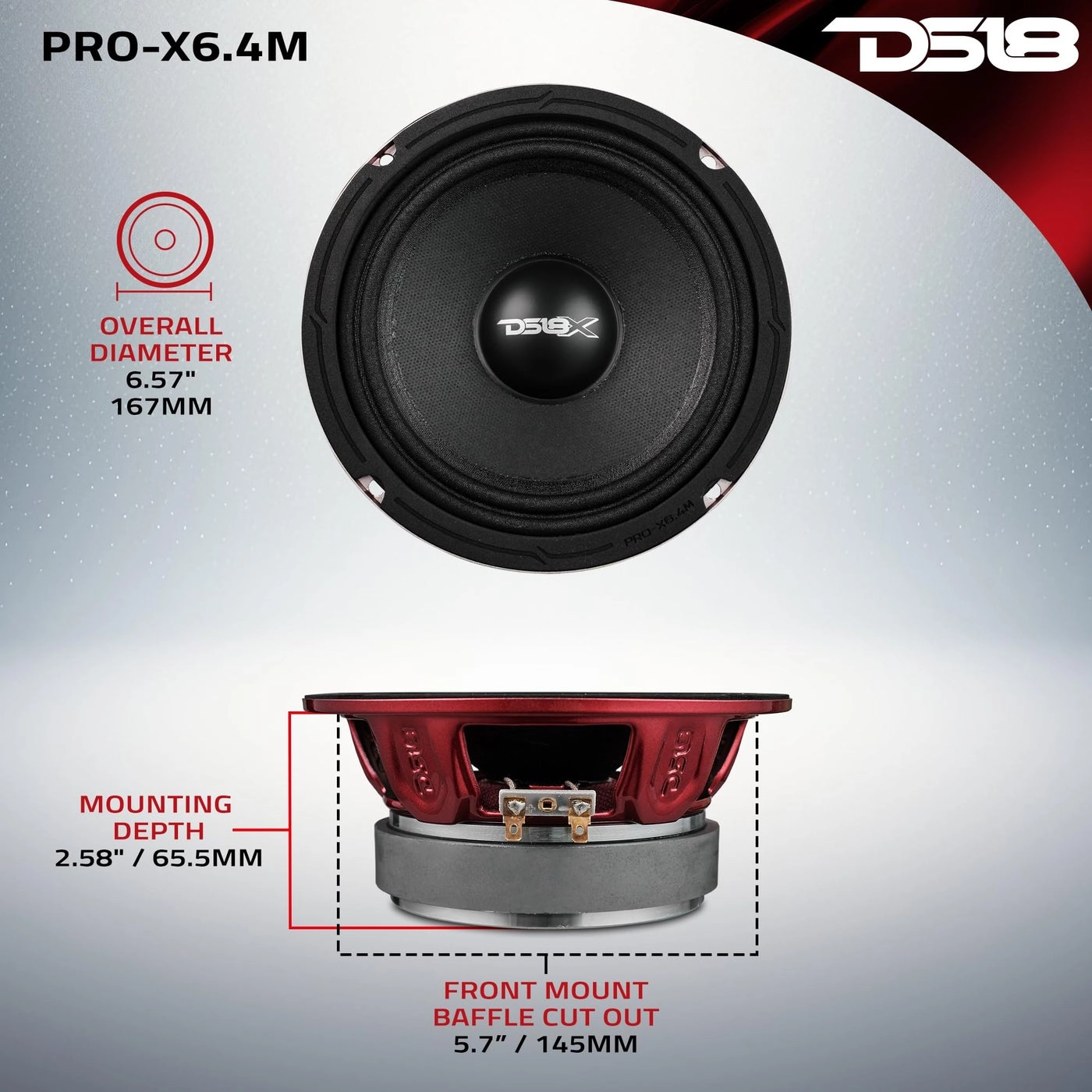 PRO-X6BM - 6.5" Midrange