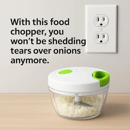 Manual Garlic Chopper - 400ml