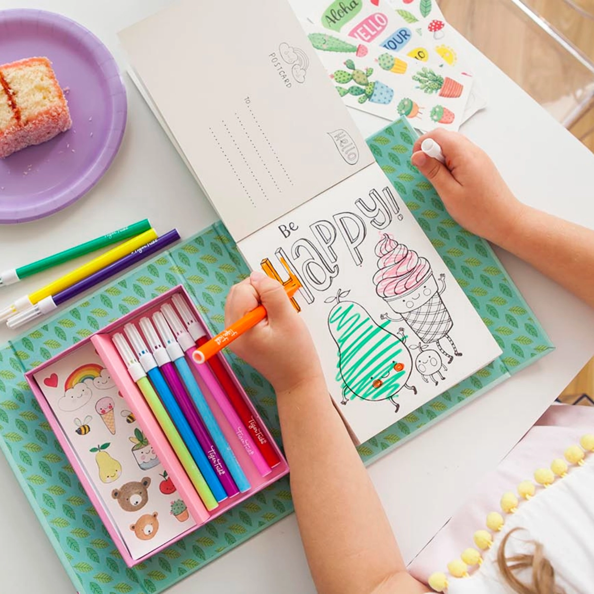 Postcard Kit Hello - 5+ years 30 pcs