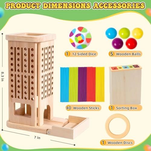 Montessori Wooden Board Games - 3 years and up