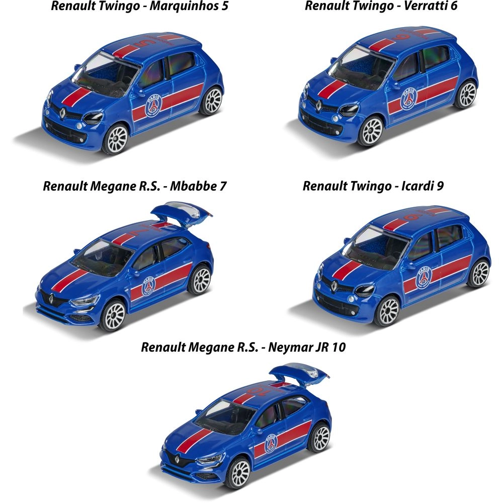 Megane RS + Twingo - 5 pcs