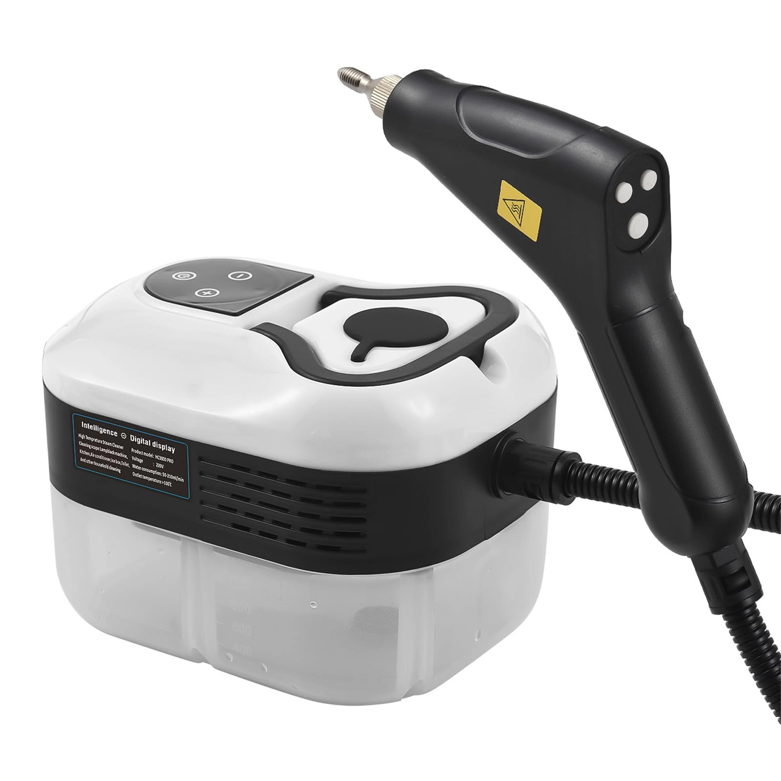 Handheld Steam Cleaner - 1500W 3 Brush Heads