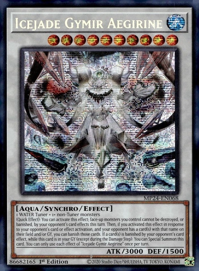 Icejade Gymir Aegirine - MP24-EN068 Prismatic Secret Rare 1st Edition