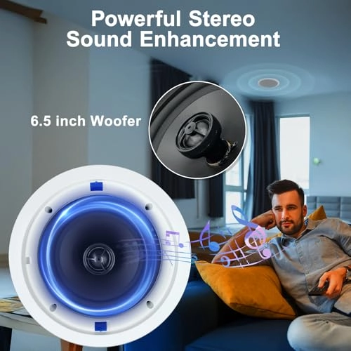 Bluetooth Ceiling-Speakers - 4.2 600 Watt