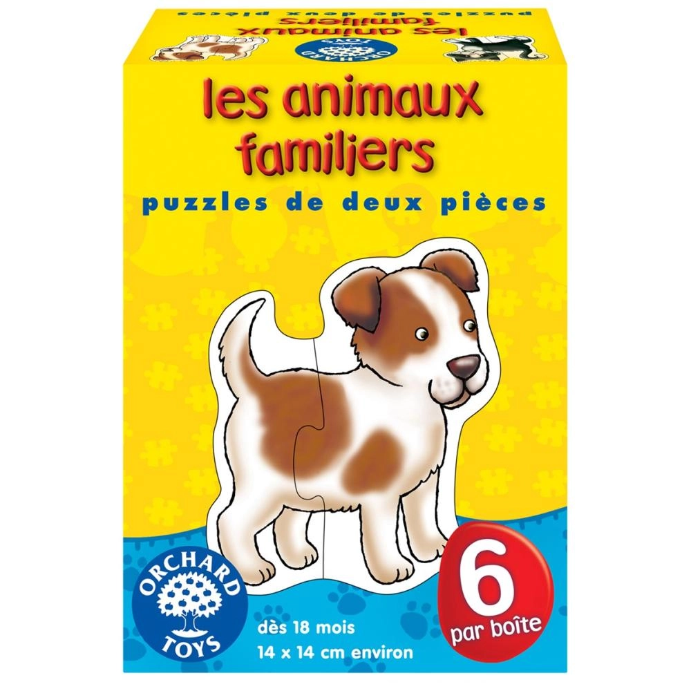 Orchard Les Animaux Familiers (Pets) - Suitable for 3 years to 6 years two pieces