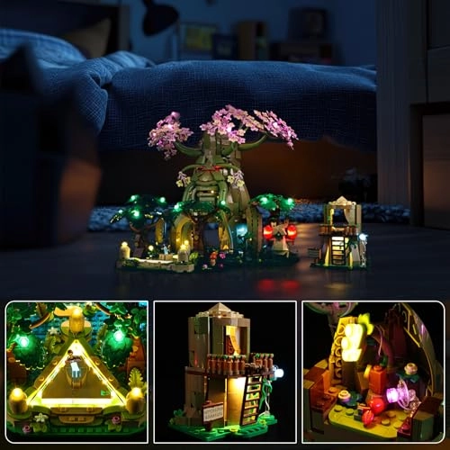 LED Lighting Set for Lego 77092 Great Deku Tree 2-in-1 - Continuous Light Kit Decorative Lighting for Collectors