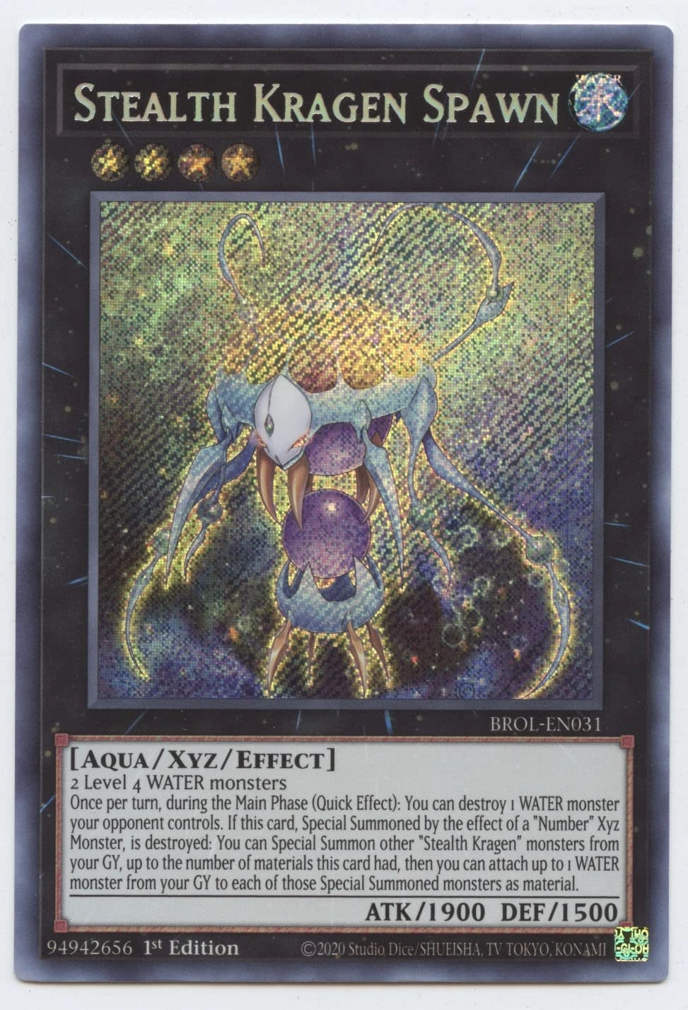 Yu-Gi-Oh! Anime Stealth Kragen Spawn BROL-EN031 - English