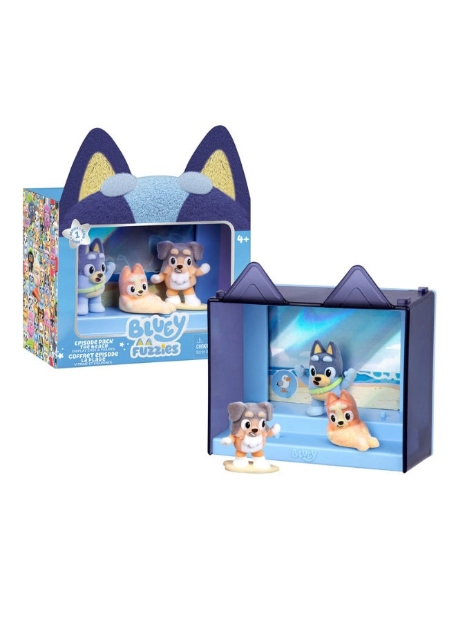 Bluey S14 W1 Fuzzies Episode Pk The Beach 6.35 cm - collectible figures 3+ Years