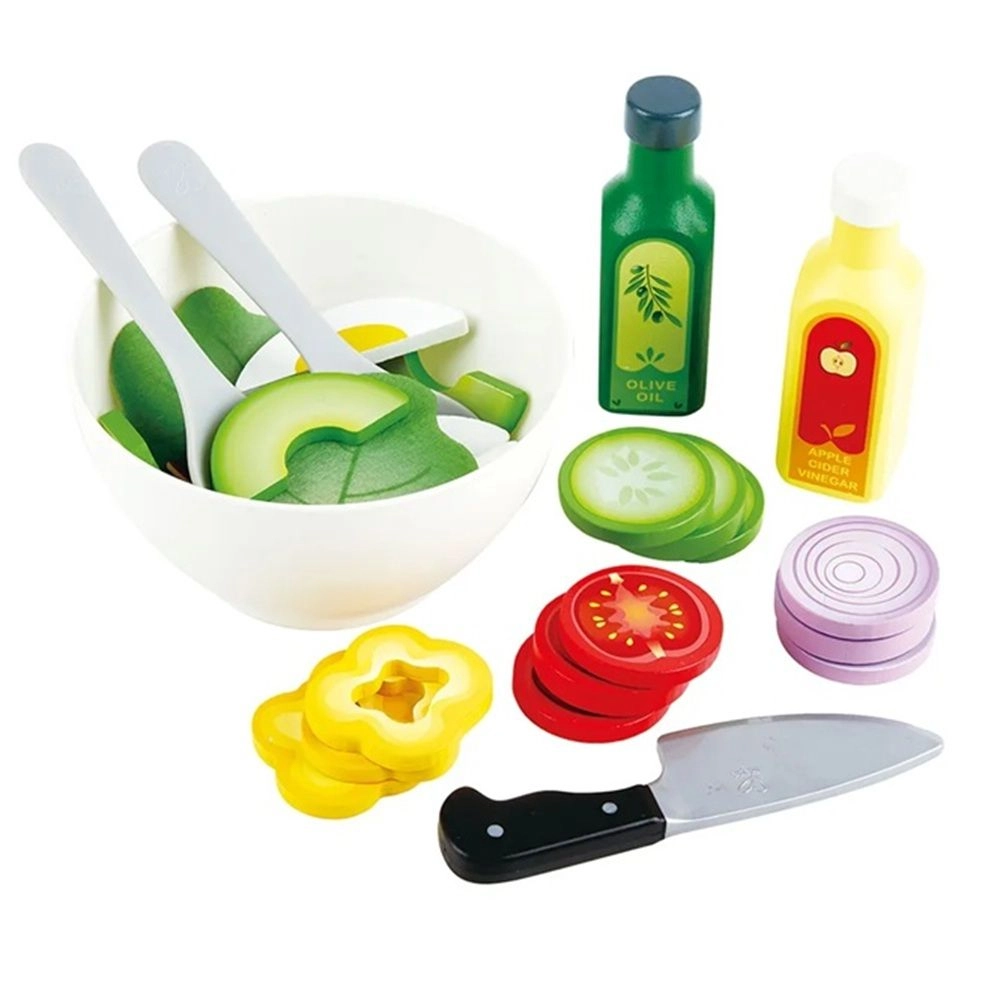 Hape Healthy Salad Playset - 39 pcs (BDM-E3174)