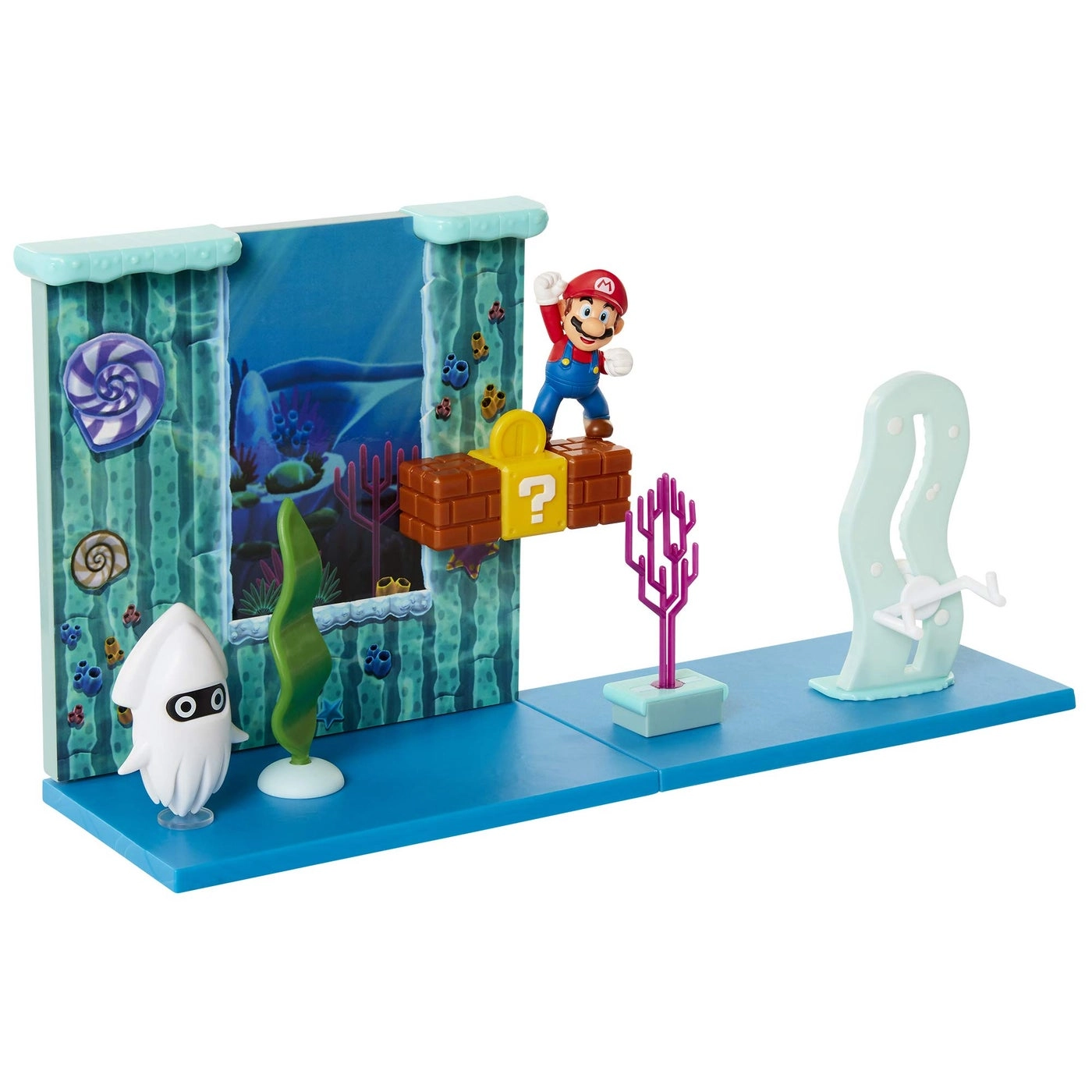 Nintendo SUPER MARIO Underwater Playset - 2.5" 6 cm