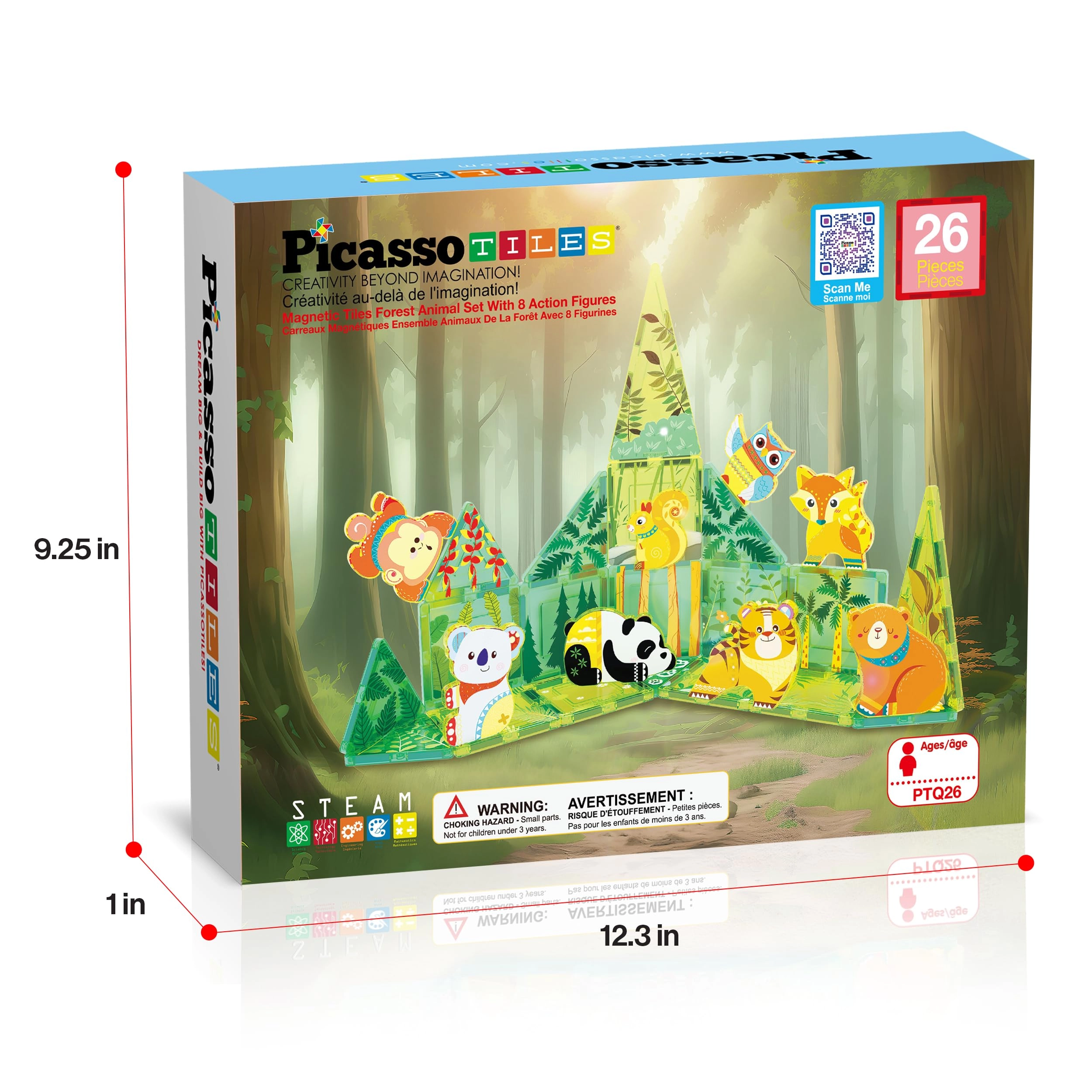 Magnetic Tiles - Forest Animal 26 pcs