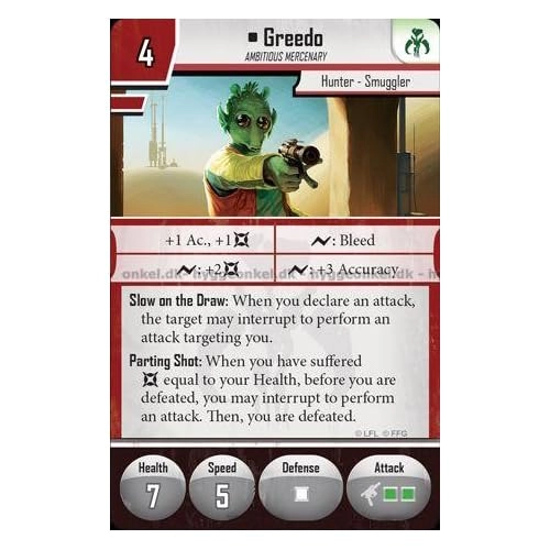 Star Wars Imperial Assault: Greedo Villain Pack