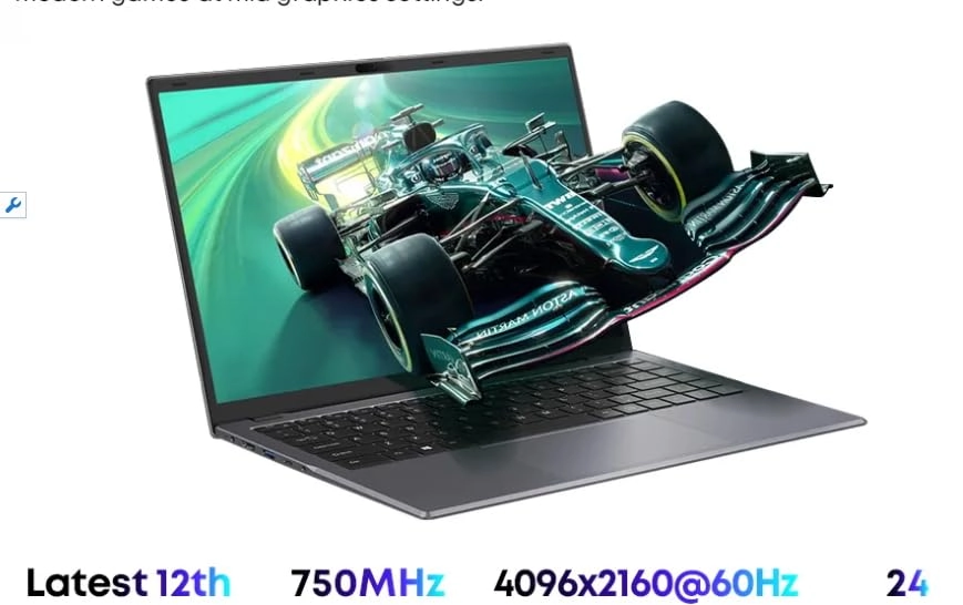 GemiBook XPro - 14.1'' N150 8GB DDR5 256GB SSD