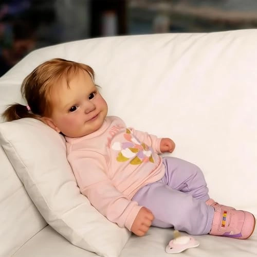 Reborn Baby Doll - 20 Inch Soft Cloth Body Ages 3+
