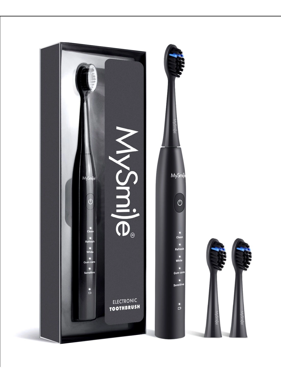 DY156 - Electric Toothbrush Rechargeable 3 Replacement Brushes 45,000 RPM