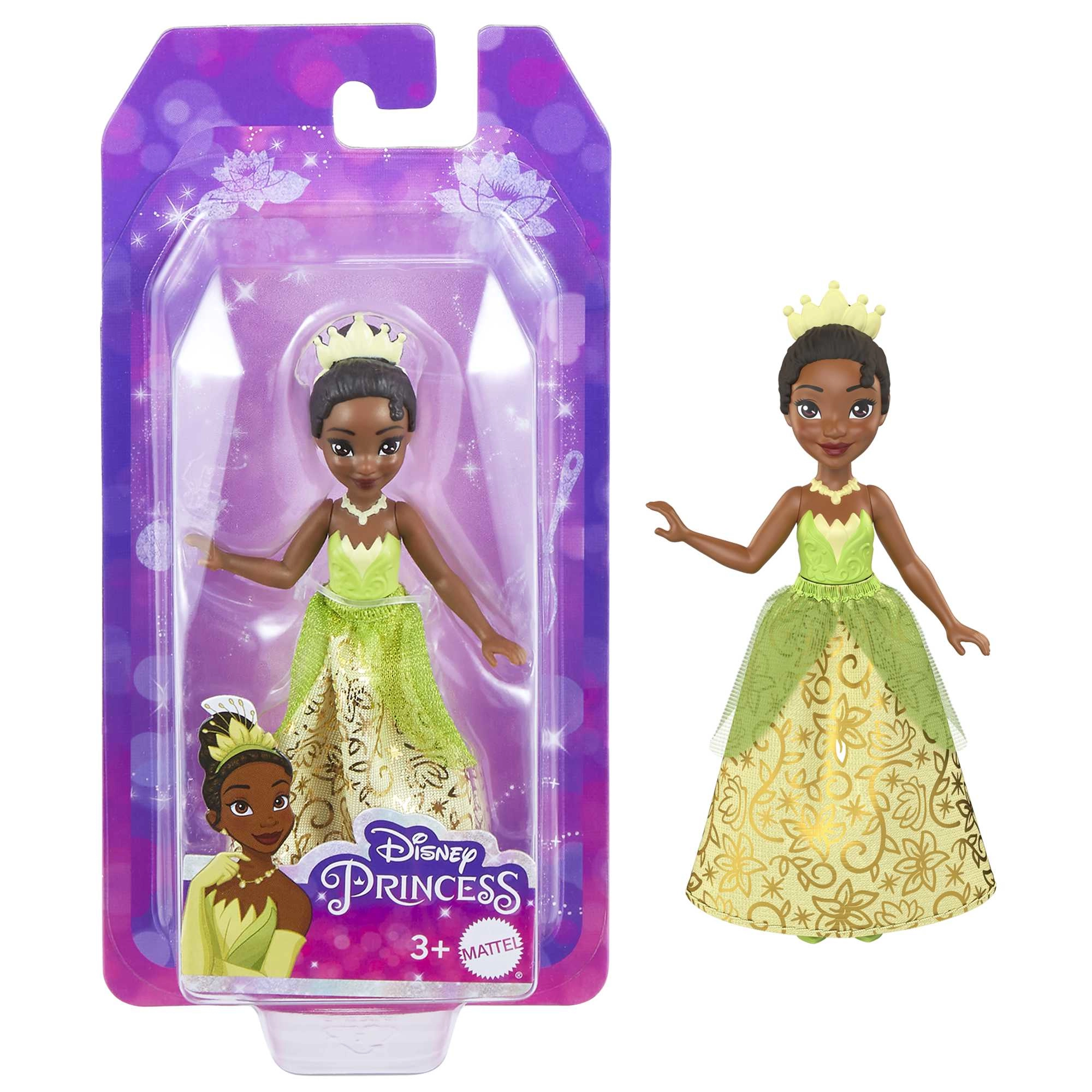 Disney Princess Small Dolls - 6 Posable 13 Tea Party Accessories Ages 3+