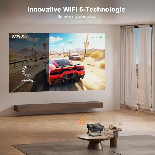 Smart Mini Projector - 27000L 1080P