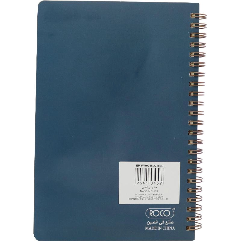 Notebook 19 X 26 cm Spiral - Grid 100 Sheets