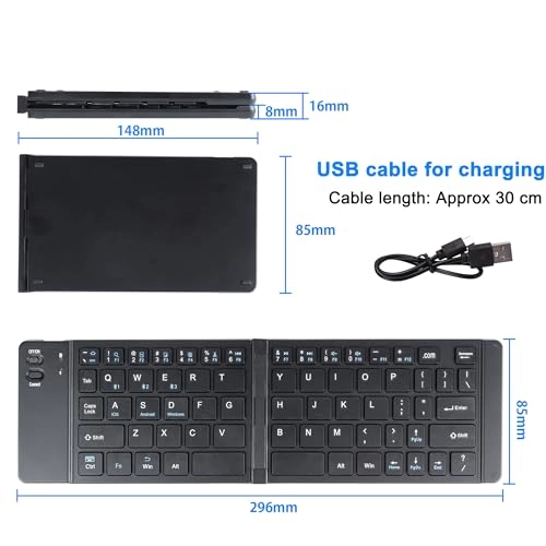 Foldable Bluetooth Keyboard