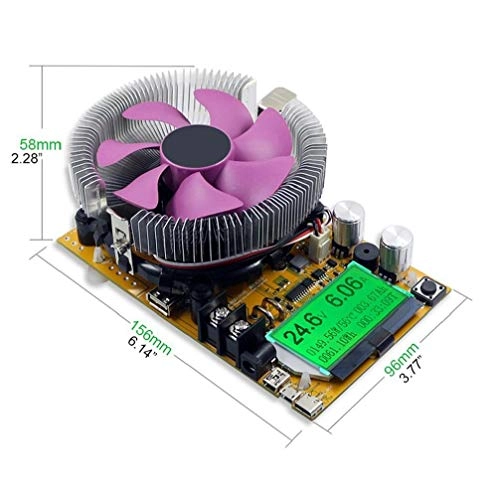 150W USB Adjustable Constant Current Load Tester - 8 in 1 Digital