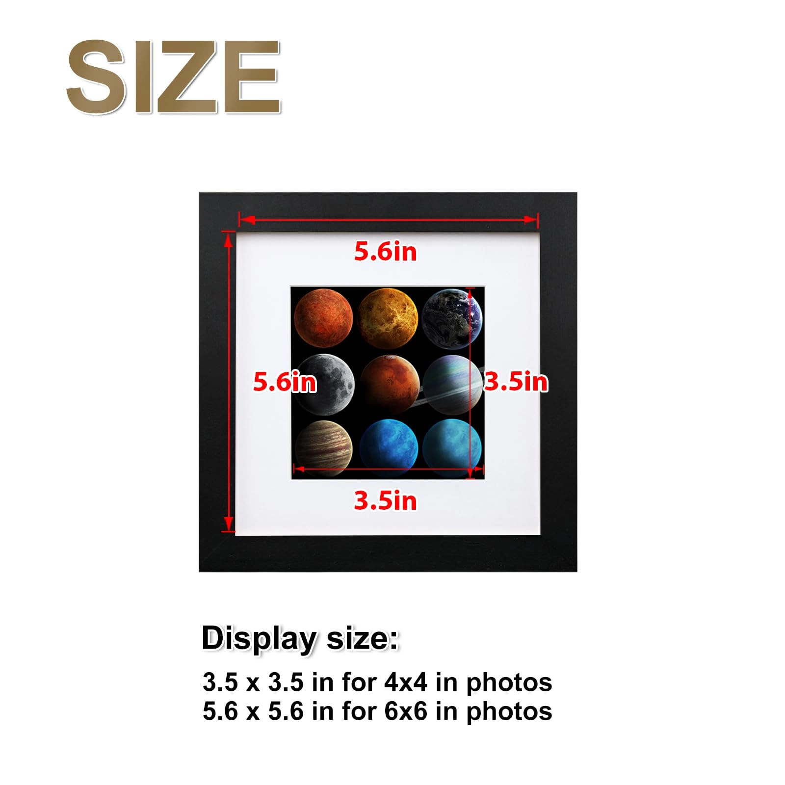 6x6 Photo Frames - 6x6