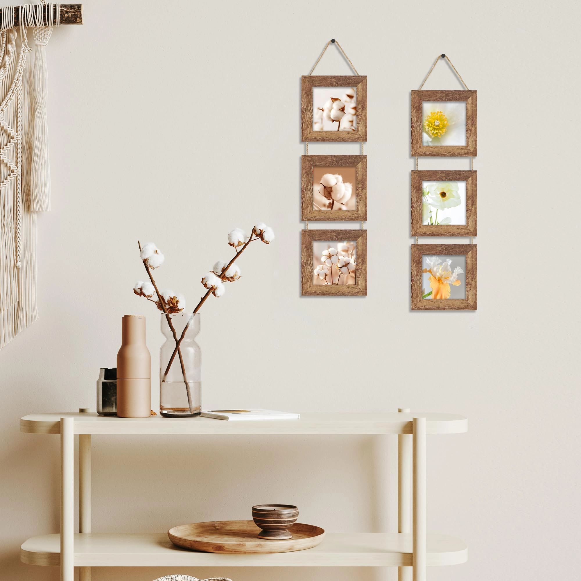 Collage Picture Frames - 4x4 in 3 Opening