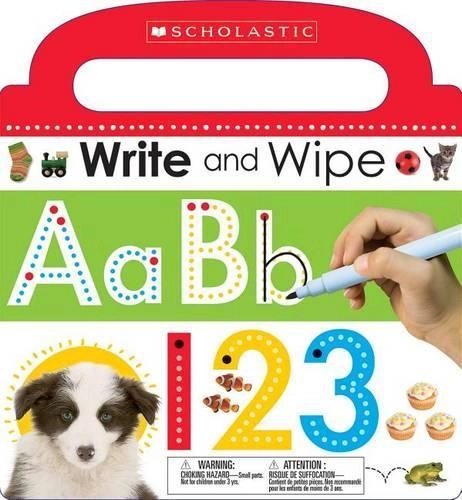Scholastic Write And Wipe Abc 123