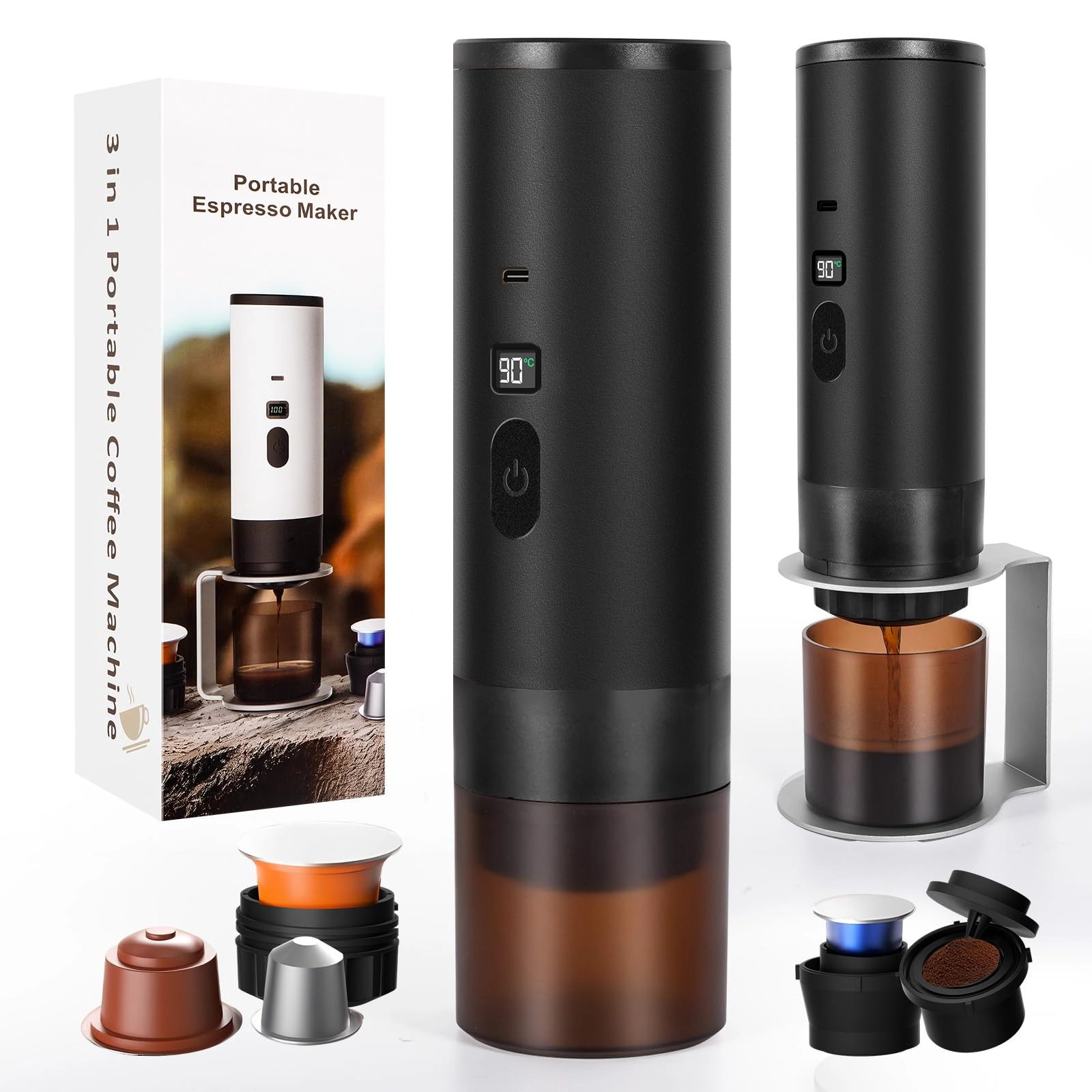 SOPPY XYD-003 - 90ml Self-Heating 3-in-1 Extraction