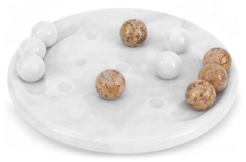 tic_tac_toe - Marble Handmade Red and Coral