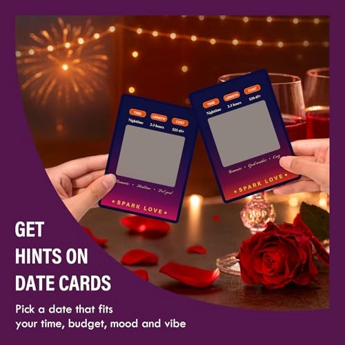 Fun & Romantic Date Ideas Scratch Off Cards - Adult