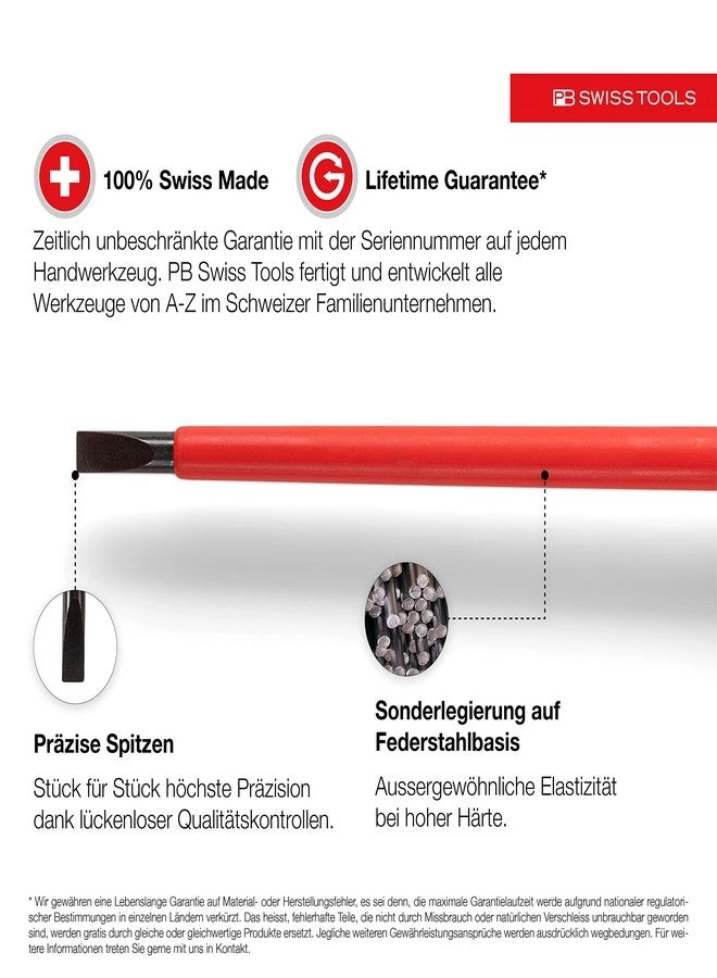 5216.SU Insulated Slotted and Phillips Screwdriver Set (6 Pcs)