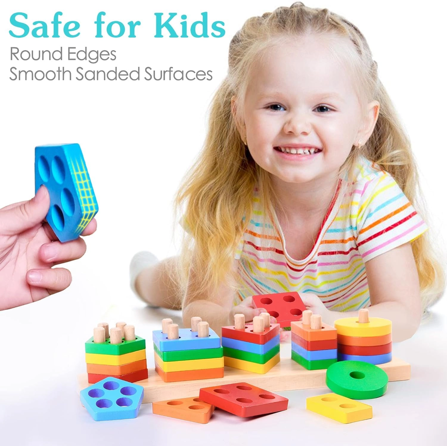 Shape Sorter - Building Blocks 21 pcs