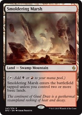 Smoldering Marsh 247/274 - Battle for Zendikar