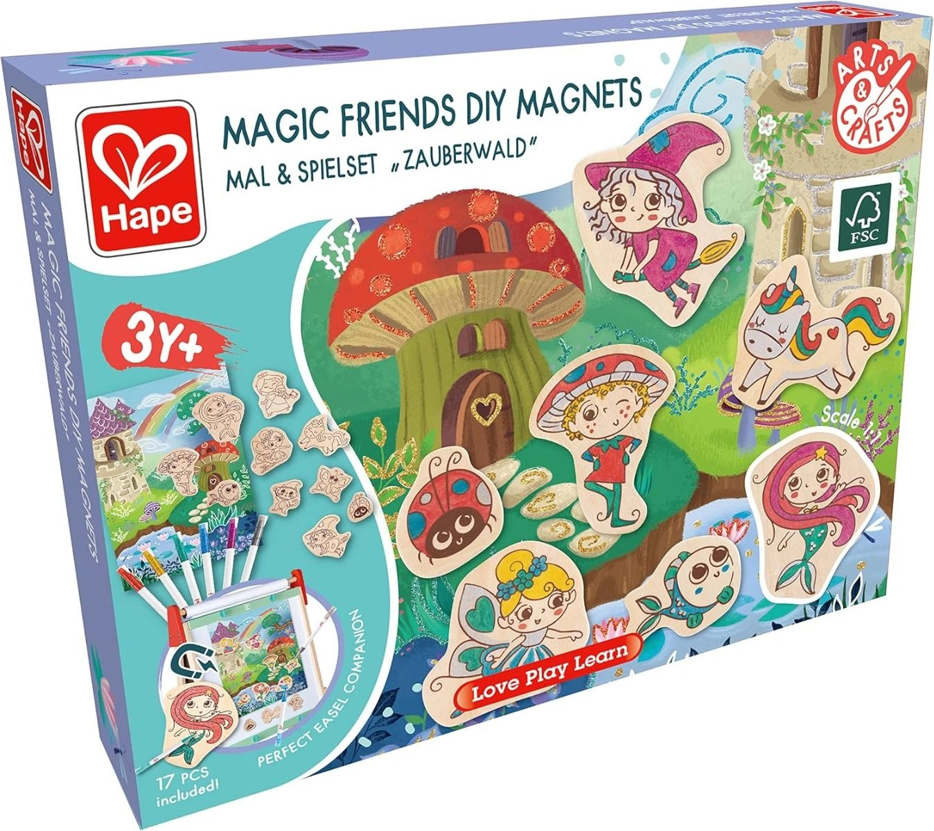 DIY Magic Friends Art And Craft Set - 3+ years 10 pcs
