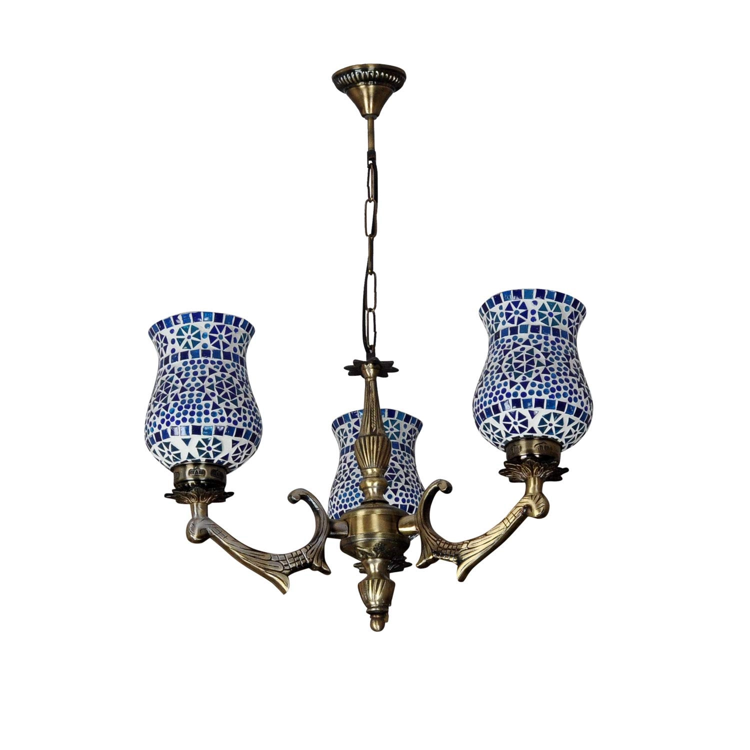 Lalhaveli Vintage Style 3 Light Chandelier