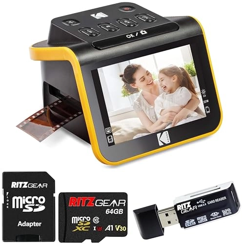 Slide N Scan + SD Card + SD Card Reader - USB