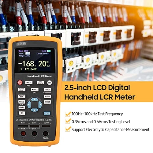 LCR Meter - 2.5-inch LCD 100kHz 0.6 Vrms