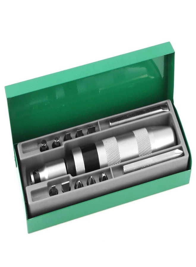 QWORK CR-V Multi-Bit Screwdriver Set (12 Pcs)