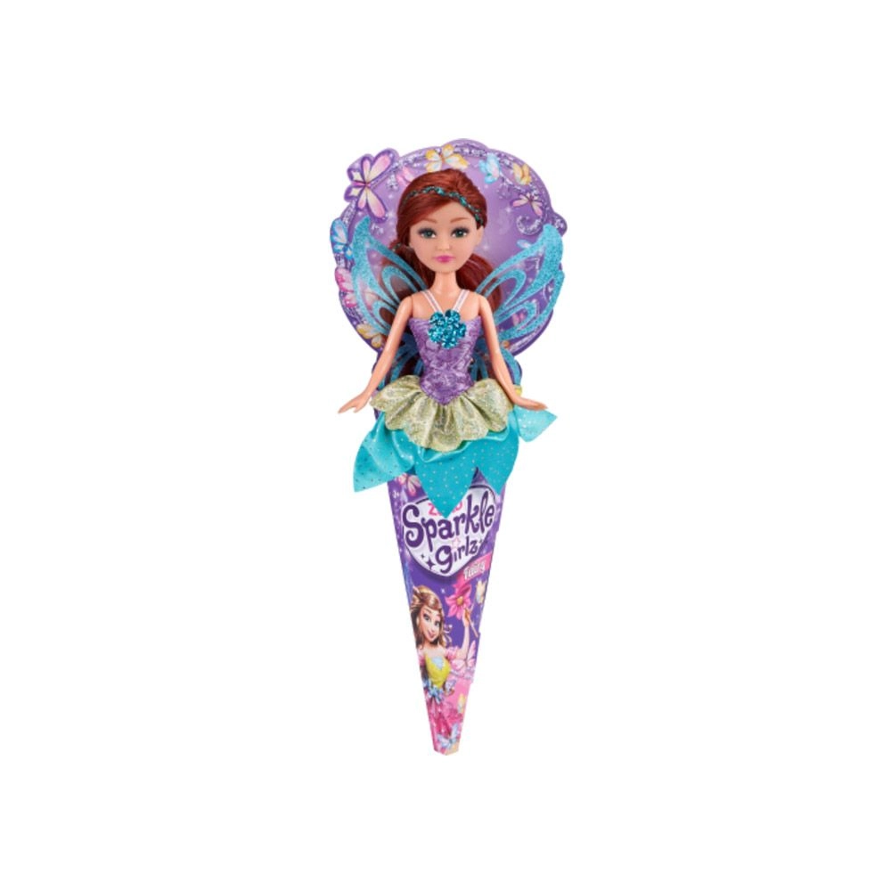 Sparkle Girlz Fairy Cone Doll - 10.5" Removable Outfit