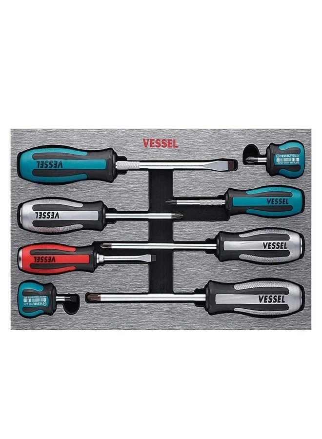 VESSEL MEGADORA IMPACTA Screwdriver Set (8 Pcs)