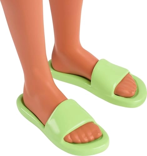 Ken Fashionistas #235 - Braid Brown Hair Hawaiian Print Coral Jumpsuit Ages 3+