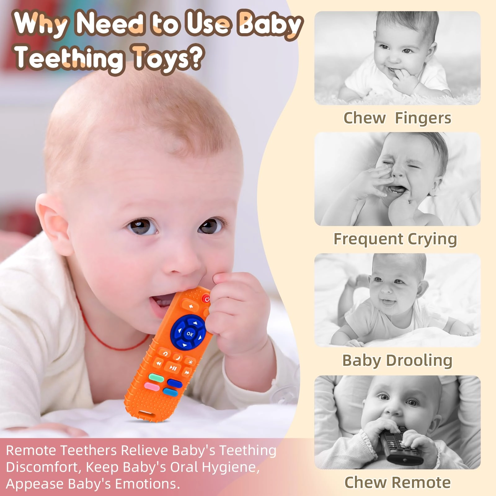 Remote Control Teether - Silicone