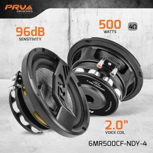 6MR500CF-NDY-4 - 6.5" 500 Watts
