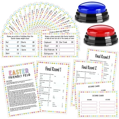 Easter Friendly Feud Quiz Games - English 18 years and up