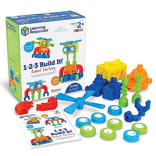 1-2-3 Build It! Robot Factory - 24 months - 5 years 18 piece(s)